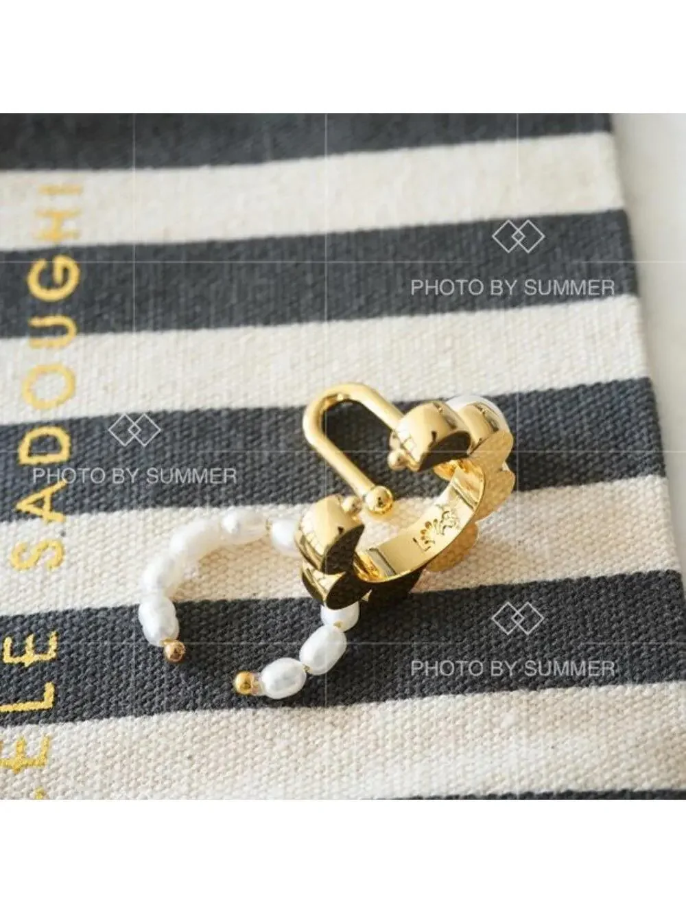 Lele Sadoughi Mixed Ear Cuffs Set
